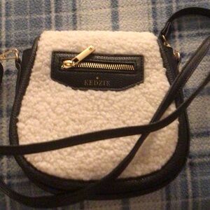 Black and White Crossbody Bag